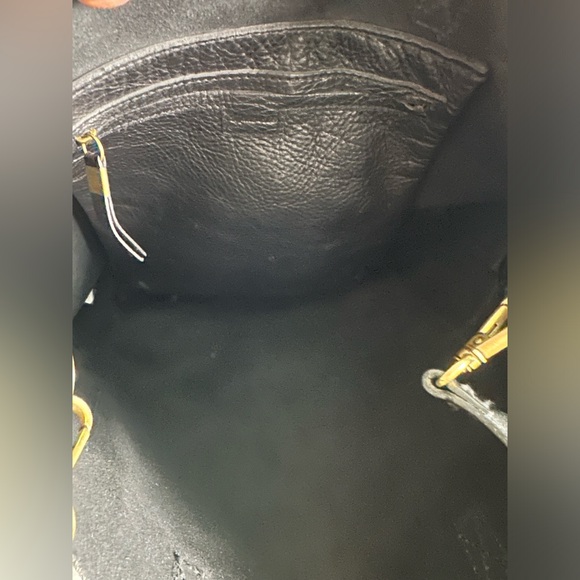 MADEWELL The Medium Transport Tote Black Leather Bag Handbag - Picture 9 of 11